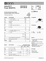 DataSheet IXFP3N120 pdf